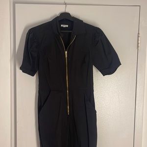 Weworewhat Black Jumpsuit with zipper